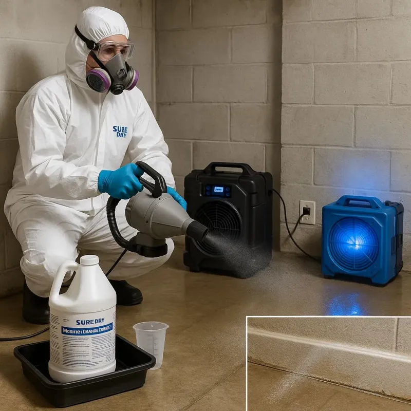 Sanitization and Odor Removal process in North Westport, MA