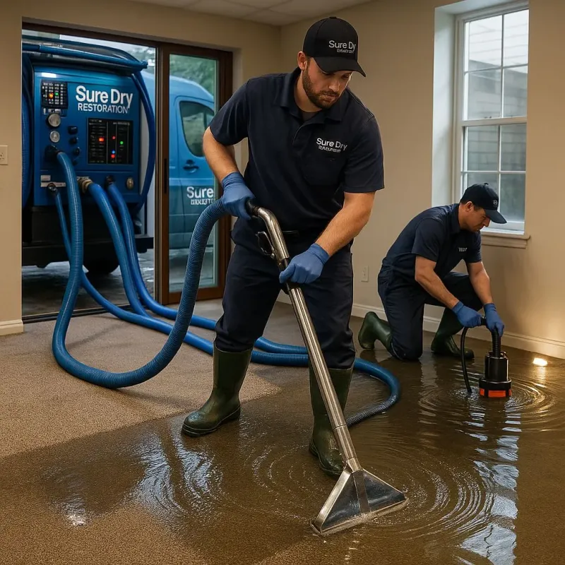 Water Extraction and Removal process in North Westport, MA